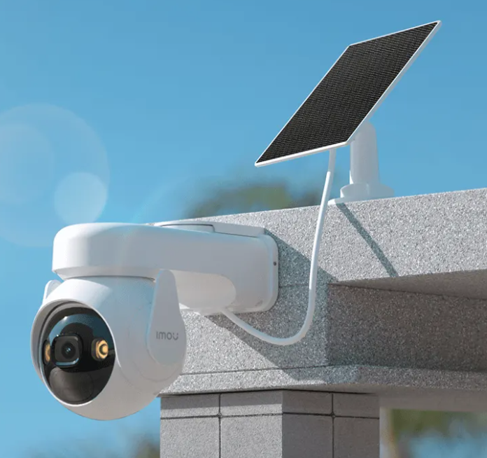 Caméra IMOU Cell PT 4G avec panneau solaire pour terrain isolé